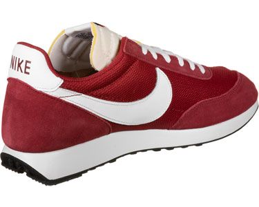 Nike Tailwind, красный с белым, текстиль, замша, сетка, мужские