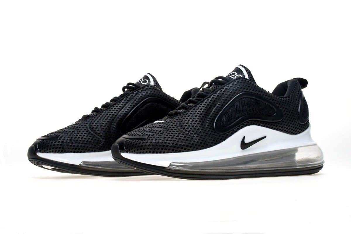 Nike Air Max 720, черные, нейлон, мужские