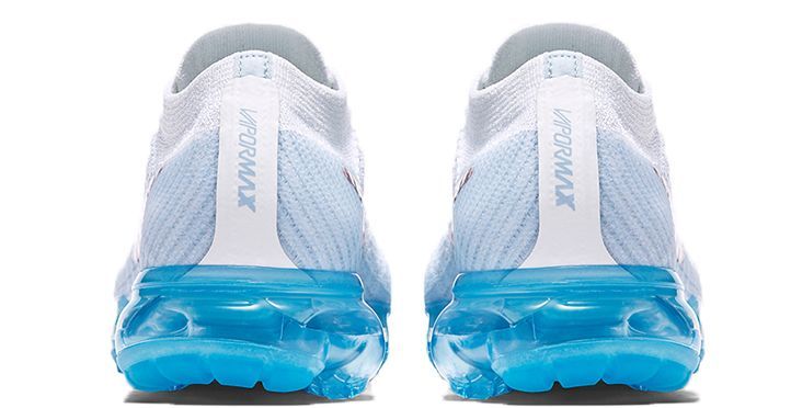 Nike Air VaporMax Flyknit, белые, нейлон, женские