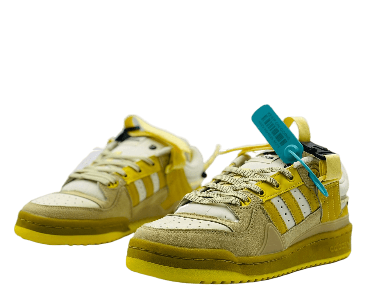 BAD BUNNY X ADIDAS FORUM BUCKLE LOW  Dark Orange